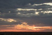 Sunset over the Kgalagadi Transfrontier park