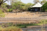 Another tent facing the waterhole