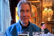 Enjoying our 50th anniversary in London pub paid for by travel insurance.