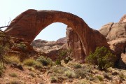 Rainbow Bridge as a frame for natural scenary