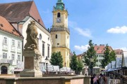 views from wallking tour of old town Bratislava