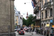 Entering Marienplatz square area