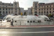 Fountain just past Marienplatz square