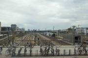 Train tracks coming into Munich