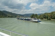 Passing a load of cars while cruising from Melk to Vienna