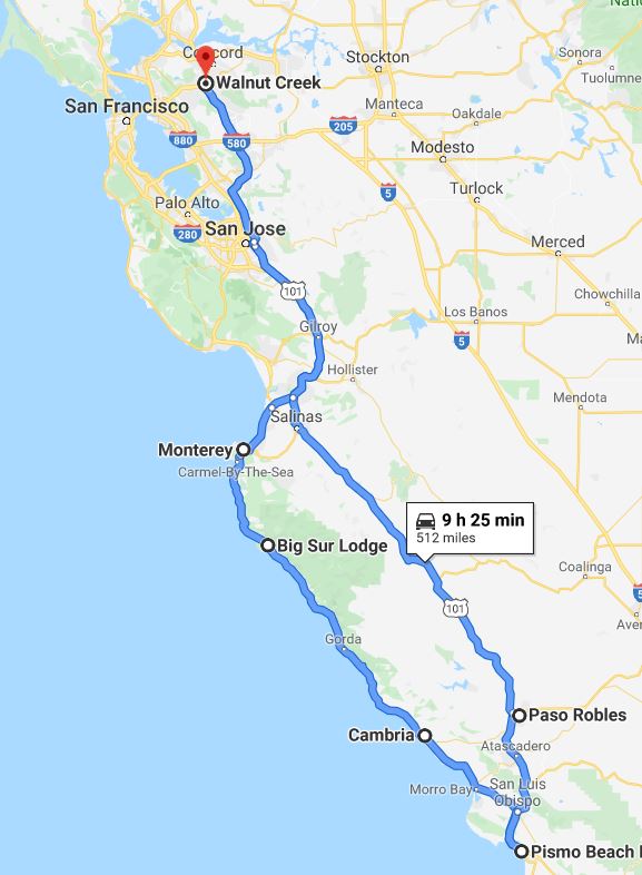 Road Trip Map