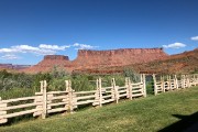 View from our room at Red Cliffs Lodge, a favorite