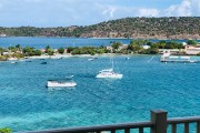 Water Bay, other side of strip of land is Coki Beach