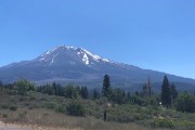 The backside of Mt Shasta