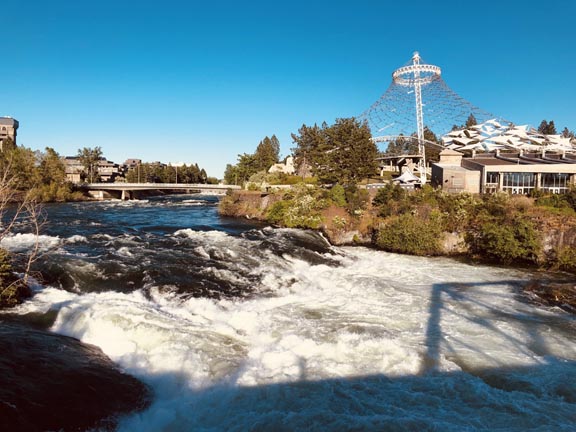 Spokane River walk