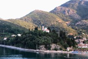 Sailing along the waterway from the Mediterranean to the port of Kotor, Montenegro