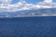 Sailing into Sicily, Italy