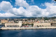 Port of Sicily as we start our docking