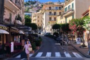 Taormina a village 700 feet above the Bay of Naxos