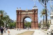 The Arc de Triomf, the main access gate for the 1888 Barcelona World Fair