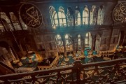 inside Mosque while on a tour
