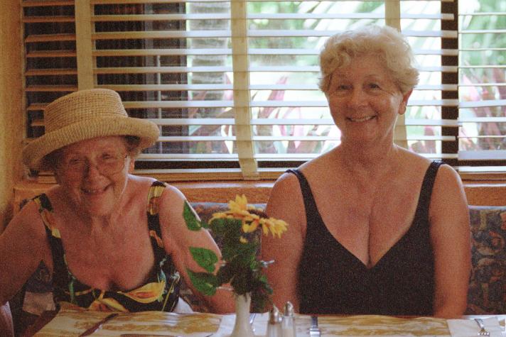 380803-2c.jpg - Grandma and Johnnie at Lunch