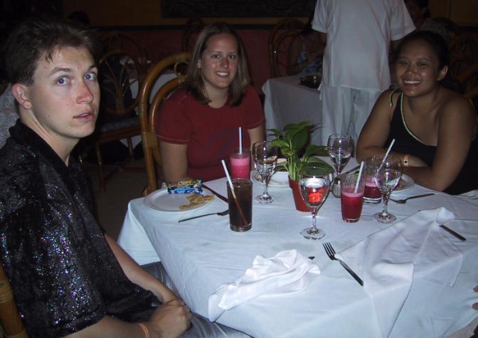 IMG_2350.JPG - Greg, Emily and Lisa at dinner