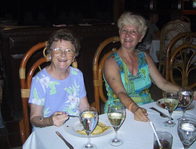 IMG_2353.JPG - Grandma and Johnnie at dinner